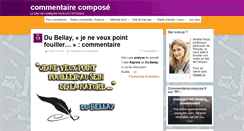 Desktop Screenshot of commentairecompose.fr